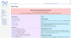 Desktop Screenshot of pfwiki.paradisefounduo.com