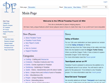 Tablet Screenshot of pfwiki.paradisefounduo.com